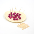 Natural Color Diameter 2.0mm Bamboo Wooden Round Tooth Picks Toothpicks